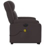Sillón masaje eléctrico reclinable elevable tela marrón oscuro by , Armchairs - Ref: Foro24-3205243, Price: 330,71 €, Discoun...