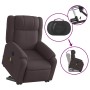 Sillón masaje eléctrico reclinable elevable tela marrón oscuro by , Armchairs - Ref: Foro24-3205243, Price: 330,71 €, Discoun...