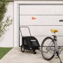 Remolque de bicicleta mascotas hierro tela Oxford negro von , Kinderwagen für Haustiere - Ref: Foro24-93982, Preis: 102,29 €,...