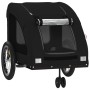 Remolque de bicicleta mascotas hierro tela Oxford negro von , Kinderwagen für Haustiere - Ref: Foro24-93982, Preis: 102,29 €,...