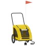 Remolque de bicicleta mascotas hierro tela Oxford amarillo von , Kinderwagen für Haustiere - Ref: Foro24-93980, Preis: 102,29...