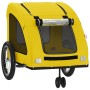 Remolque de bicicleta mascotas hierro tela Oxford amarillo von , Kinderwagen für Haustiere - Ref: Foro24-93980, Preis: 102,29...