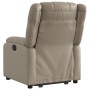 Sillón elevable eléctrico cuero artificial capuchino by , Armchairs - Ref: Foro24-3205170, Price: 347,15 €, Discount: %