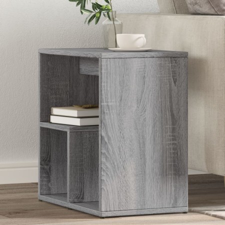 Mesa auxiliar de madera contrachapada gris Sonoma 50x30x50 cm | Foro24.es | Tu tienda online para hogar, jardín y más Foro24.es