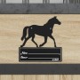 Placa de identificación de establo de acero negro von , Reitausrüstung und Zubehör - Ref: Foro24-172478, Preis: 17,52 €, Raba...