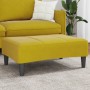Reposapiés de terciopelo amarillo 77x55x31 cm by , Ottomans - Ref: Foro24-4007379, Price: 68,23 €, Discount: %