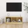 Solid pine wood TV cabinet 104x33x41 cm by vidaXL, TV Furniture - Ref: Foro24-809960, Price: 58,48 €, Discount: %