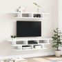 Muebles de TV de pared madera de ingeniería blanco de , Muebles TV - Ref: Foro24-840730, Precio: 65,92 €, Descuento: %