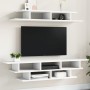 Muebles de TV de pared madera de ingeniería blanco de , Muebles TV - Ref: Foro24-840730, Precio: 65,92 €, Descuento: %