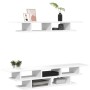 Muebles de TV de pared madera de ingeniería blanco de , Muebles TV - Ref: Foro24-840730, Precio: 65,92 €, Descuento: %