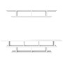Muebles de TV de pared madera de ingeniería blanco de , Muebles TV - Ref: Foro24-840730, Precio: 65,92 €, Descuento: %