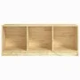 Solid pine wood TV cabinet 104x33x41 cm by vidaXL, TV Furniture - Ref: Foro24-809960, Price: 58,48 €, Discount: %