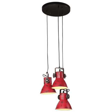Lámpara de techo rojo desgastado 25 W E27 30x30x100 cm de , Lámparas - Ref: Foro24-371861, Precio: 47,69 €, Descuento: -5%%