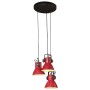 Lámpara de techo rojo desgastado 25 W E27 30x30x100 cm de , Lámparas - Ref: Foro24-371861, Precio: 47,69 €, Descuento: -5%%
