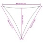 Toldo de vela poliéster oxford 100% arena 4x4x4 m by , Umbrellas - Ref: Foro24-4000937, Price: 28,31 €, Discount: %