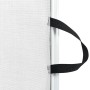 Puerta retráctil para mascotas blanca 117,5x125 cm de , Puertas para niños y mascotas - Ref: Foro24-4004130, Precio: 58,41 €,...