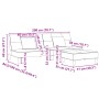 Sofá cama de 2 plazas con taburete tela gris claro by , Sofas - Ref: Foro24-3258103, Price: 317,35 €, Discount: %