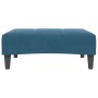 Sofá cama de 2 plazas con taburete terciopelo azul von , Sofas - Ref: Foro24-3258115, Preis: 338,87 €, Rabatt: %