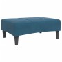 Sofá cama de 2 plazas con taburete terciopelo azul von , Sofas - Ref: Foro24-3258115, Preis: 338,87 €, Rabatt: %