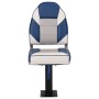 Set de asientos plegables para barco 2 uds con respaldo alto