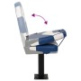 Set de asientos plegables para barco 2 uds con respaldo alto
