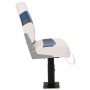 Set de asientos plegables para barco 2 uds con respaldo alto