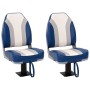 Set de asientos plegables para barco 4 uds con respaldo alto de , Piezas para veleros - Ref: Foro24-3284304, Precio: 201,25 €...