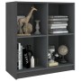 Solid gray pine wood sideboard 70x33x76 cm by vidaXL, Sideboards - Ref: Foro24-809950, Price: 42,39 €, Discount: %