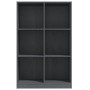 Solid gray pine wood shelf 70x33x110 cm by vidaXL, Bookcases and shelves - Ref: Foro24-809956, Price: 61,52 €, Discount: %