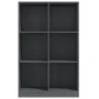Solid gray pine wood shelf 70x33x110 cm by vidaXL, Bookcases and shelves - Ref: Foro24-809956, Price: 61,52 €, Discount: %