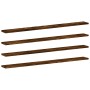 Estantes pared 4 uds madera ingeniería roble humo 100x10x1,5 cm by , Shelves - Ref: Foro24-838285, Price: 27,29 €, Discount: %