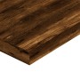 Estantes pared 4 uds madera ingeniería roble humo 100x10x1,5 cm by , Shelves - Ref: Foro24-838285, Price: 27,29 €, Discount: %