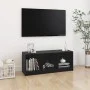 Mueble de TV madera maciza de pino negro 104x33x41 cm de vidaXL, Muebles TV - Ref: Foro24-809964, Precio: 42,37 €, Descuento: %