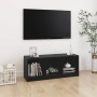 TV-Ständer aus massivem Kiefernholz schwarz 104x33x41 cm von vidaXL, TV-Möbel - Ref: Foro24-809964, Preis: 42,37 €, Rabatt: %