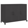 Aparador de acero negro 100,5x39x72 cm von , Sideboards - Ref: Foro24-846680, Preis: 151,76 €, Rabatt: %