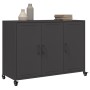 Aparador de acero negro 100,5x39x72 cm von , Sideboards - Ref: Foro24-846680, Preis: 151,76 €, Rabatt: %