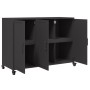 Aparador de acero negro 100,5x39x72 cm von , Sideboards - Ref: Foro24-846680, Preis: 151,76 €, Rabatt: %