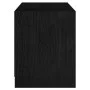 Mueble de TV madera maciza de pino negro 104x33x41 cm de vidaXL, Muebles TV - Ref: Foro24-809964, Precio: 42,37 €, Descuento: %
