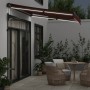 Toldo retráctil automático con luces LED burdeos 300x250 cm von , Markisen - Ref: Foro24-3310182, Preis: 468,58 €, Rabatt: %