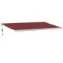 Toldo retráctil automático burdeos 500x300 cm von , Markisen - Ref: Foro24-3215327, Preis: 767,44 €, Rabatt: %
