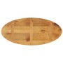 Tablero de mesa ovalado madera maciza de mango 90x40x2,5 cm by , Table tops - Ref: Foro24-370859, Price: 48,11 €, Discount: %