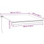 Toldo retráctil manual con luces LED burdeos 300x250 cm von , Markisen - Ref: Foro24-3214969, Preis: 268,23 €, Rabatt: %