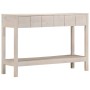 Mesa consola madera maciza de mango blanco 110x35x75 cm by , Side tables - Ref: Foro24-4009375, Price: 220,23 €, Discount: %