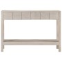 Mesa consola madera maciza de mango blanco 110x35x75 cm by , Side tables - Ref: Foro24-4009375, Price: 220,23 €, Discount: %