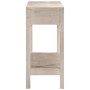 Mesa consola madera maciza de mango blanco 110x35x75 cm by , Side tables - Ref: Foro24-4009375, Price: 220,23 €, Discount: %