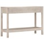 Mesa consola madera maciza de mango blanco 110x35x75 cm by , Side tables - Ref: Foro24-4009375, Price: 220,23 €, Discount: %