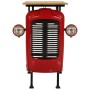 Mesa bar tractor madera maciza mango rojo y marrón 55x120x107cm | Foro24.es | Tu tienda online para hogar, jardín y más Foro24.es