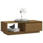 Solid honey brown pine wood coffee table 110x50x33.5 cm by vidaXL, Coffee table - Ref: Foro24-809885, Price: 56,05 €, Discoun...