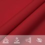 Toldo de vela rectangular tela Oxford rojo 2x3,5 m von , Sonnenschirme - Ref: Foro24-135641, Preis: 29,91 €, Rabatt: %