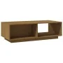 Solid honey brown pine wood coffee table 110x50x33.5 cm by vidaXL, Coffee table - Ref: Foro24-809885, Price: 56,05 €, Discoun...